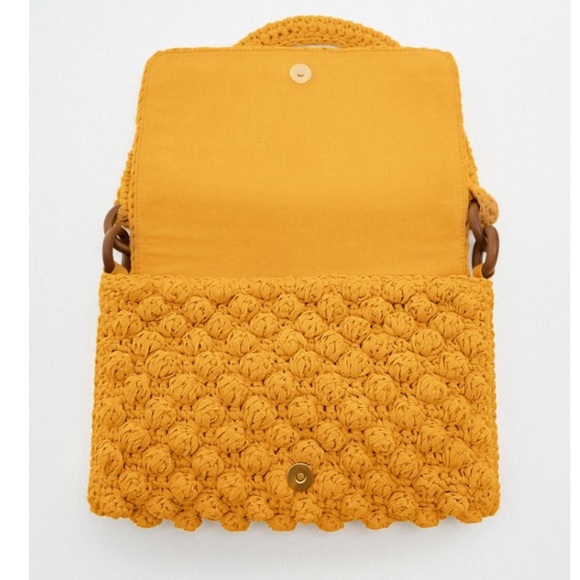 NWT Zara Crochet Bobble Shoulder bag - Picture 2 of 16